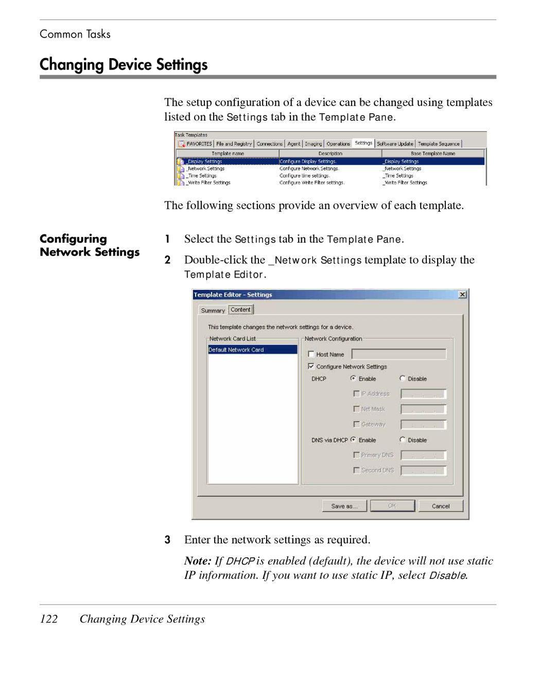 HP TeemTalk Terminal Emulator 7 E-License manual Changing Device Settings 