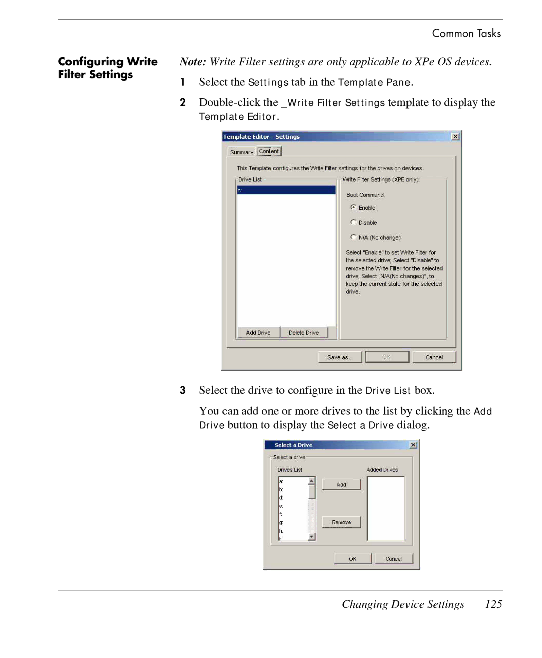 HP TeemTalk Terminal Emulator 7 E-License manual Changing Device Settings 125 