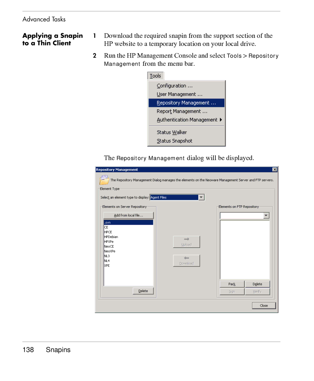 HP TeemTalk Terminal Emulator 7 E-License manual Snapins 