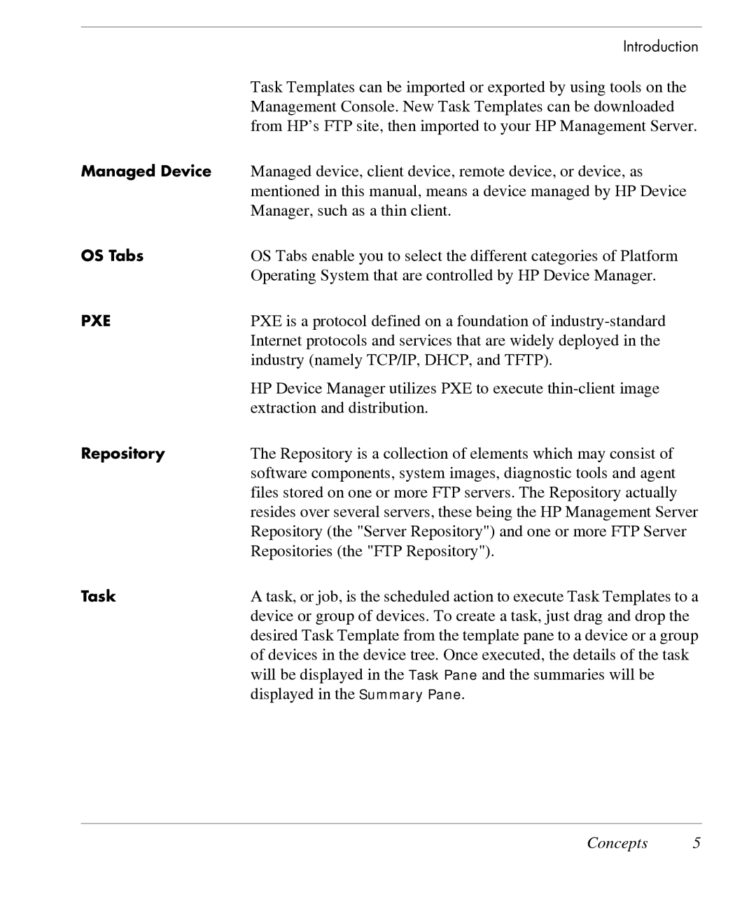 HP TeemTalk Terminal Emulator 7 E-License manual Task Templates can be imported or exported by using tools on 