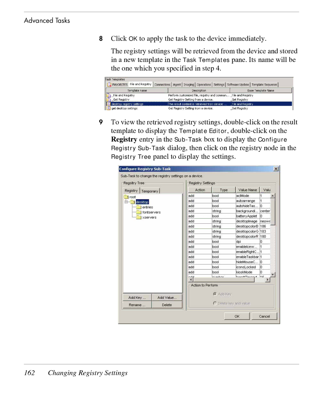 HP TeemTalk Terminal Emulator 7 E-License manual Changing Registry Settings 