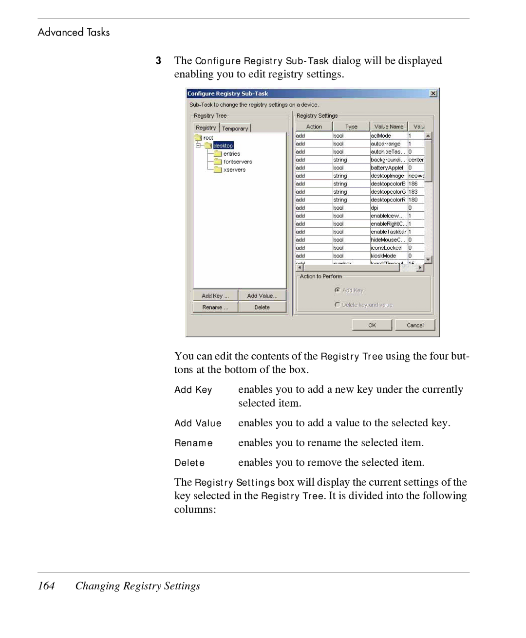 HP TeemTalk Terminal Emulator 7 E-License manual Changing Registry Settings 