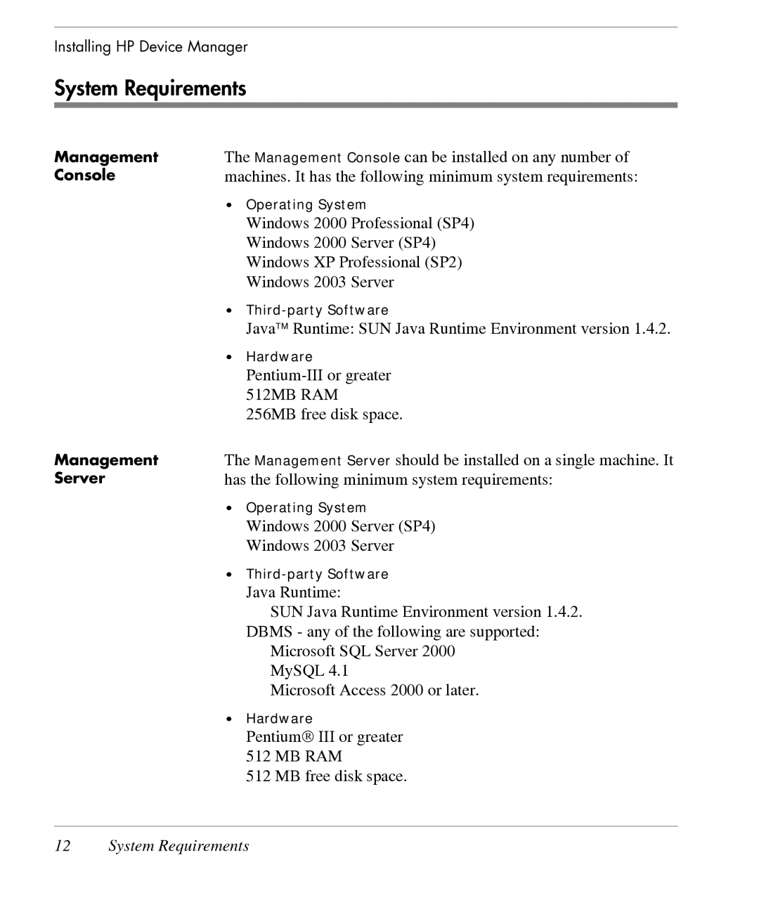 HP TeemTalk Terminal Emulator 7 E-License manual System Requirements 