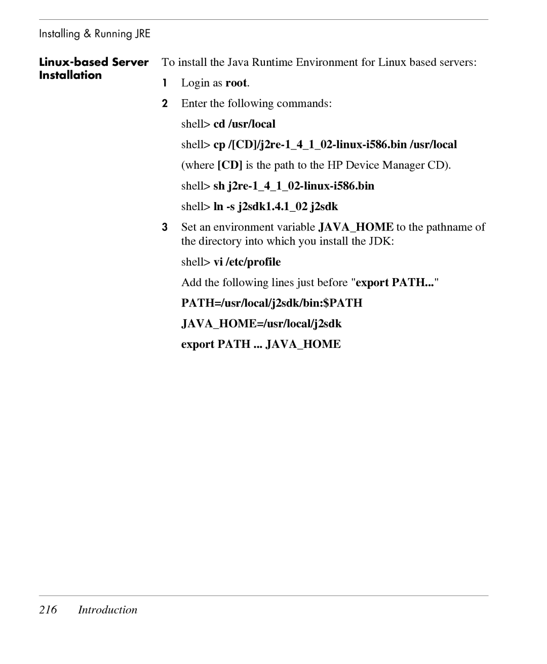 HP TeemTalk Terminal Emulator 7 E-License manual Shell ln -s j2sdk1.4.102 j2sdk, Introduction 