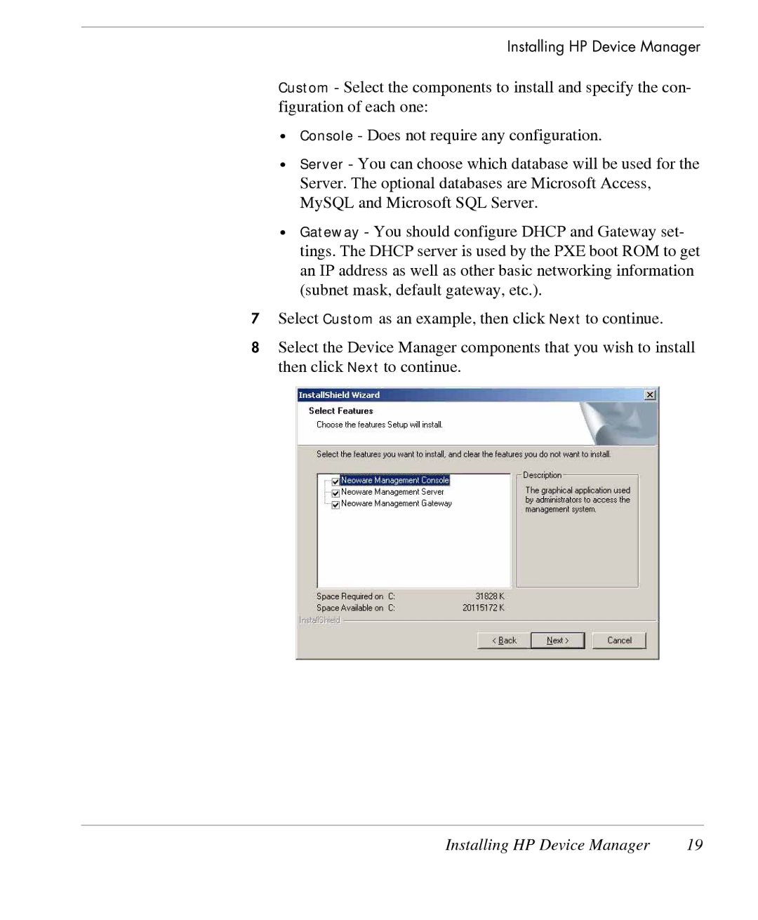 HP TeemTalk Terminal Emulator 7 E-License manual Installing HP Device Manager 