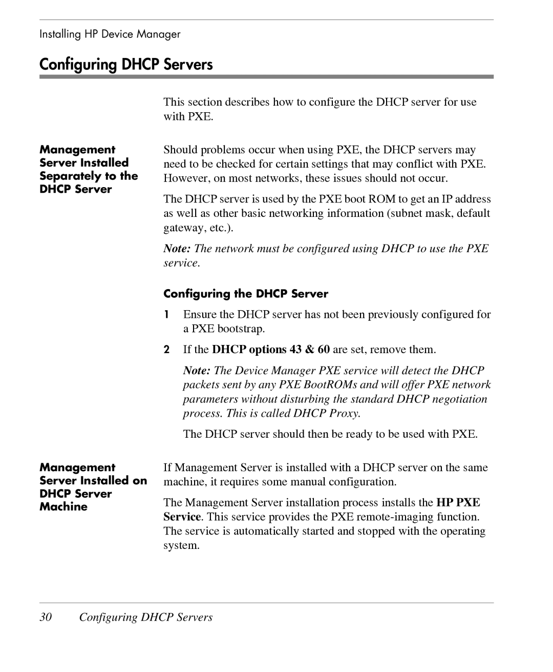 HP TeemTalk Terminal Emulator 7 E-License manual Configuring Dhcp Servers 