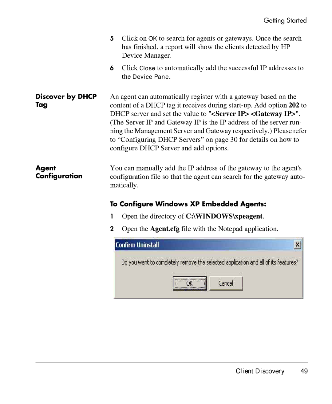 HP TeemTalk Terminal Emulator 7 E-License manual Discover by Dhcp Tag 