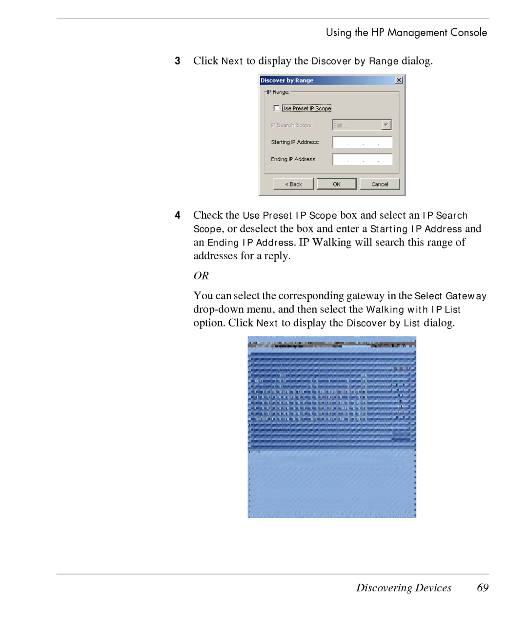 HP TeemTalk Terminal Emulator 7 E-License manual Click Next to display the Discover by Range dialog 