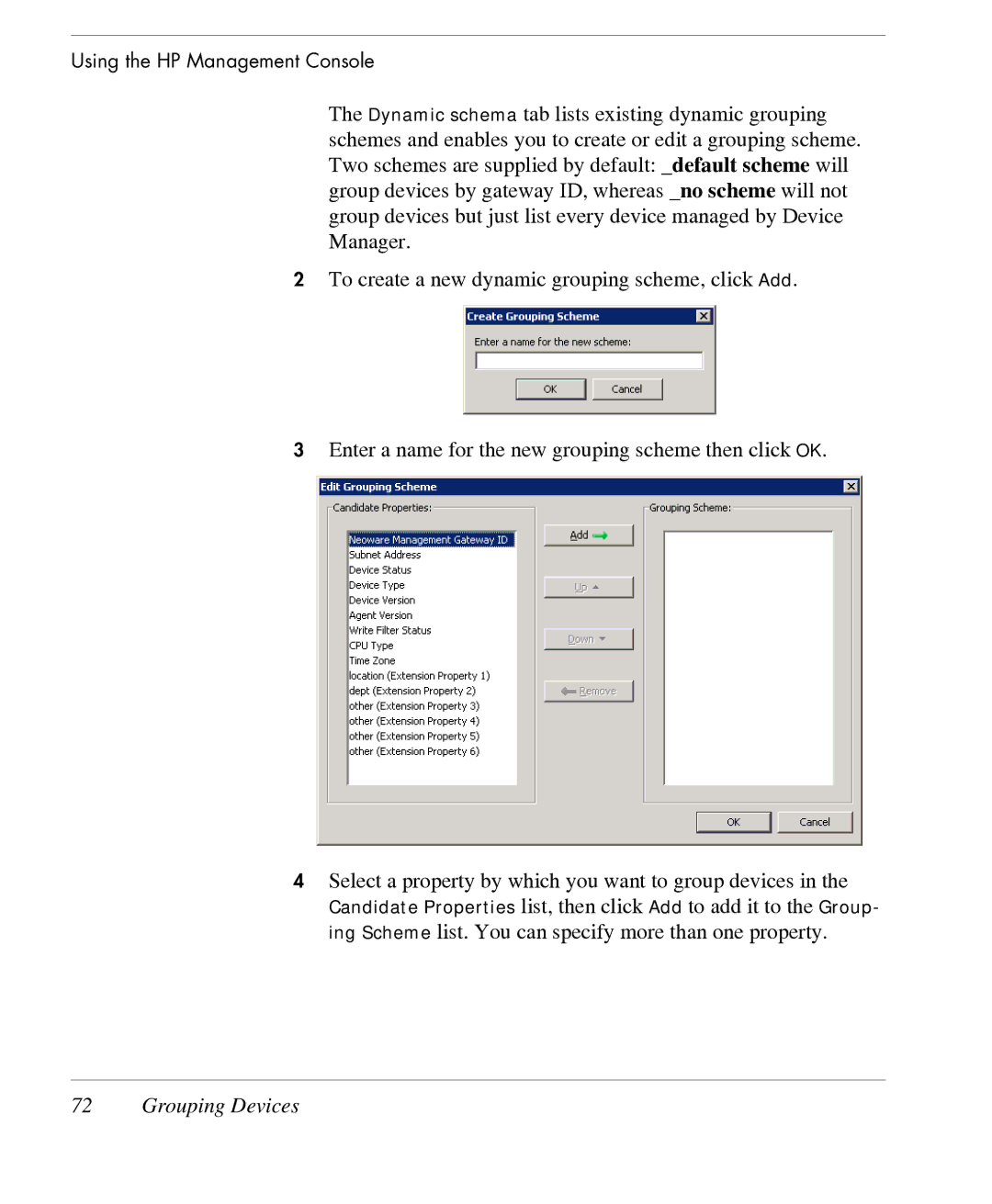 HP TeemTalk Terminal Emulator 7 E-License manual Grouping Devices 