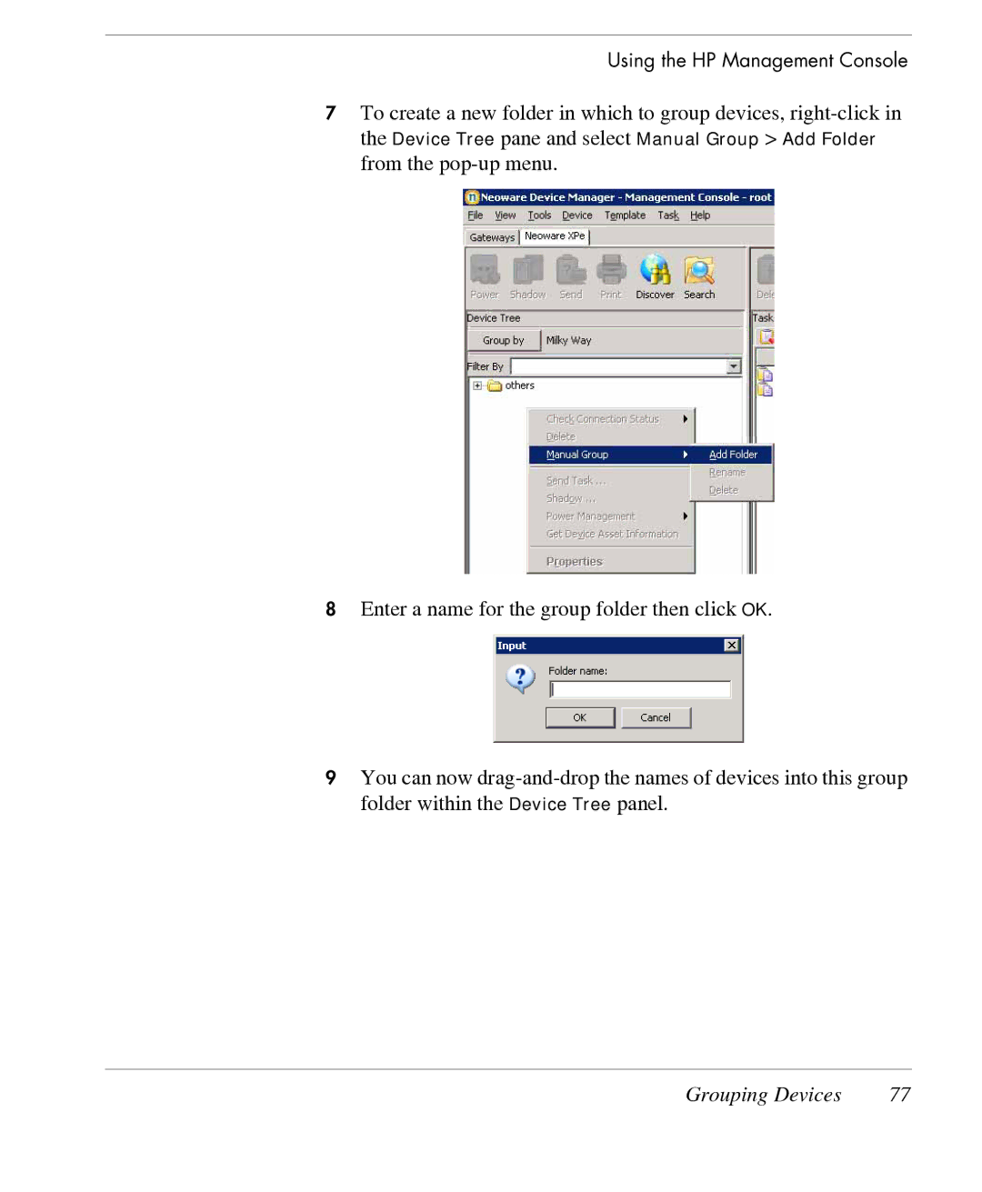 HP TeemTalk Terminal Emulator 7 E-License manual Grouping Devices 