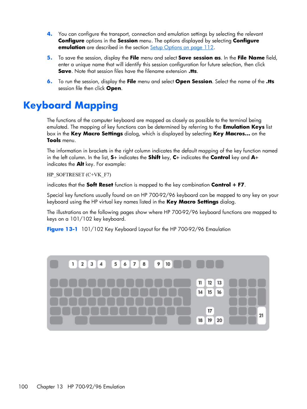 HP TeemTalk Terminal Emulator 8 E-License manual Hpsoftreset C+VKF7 