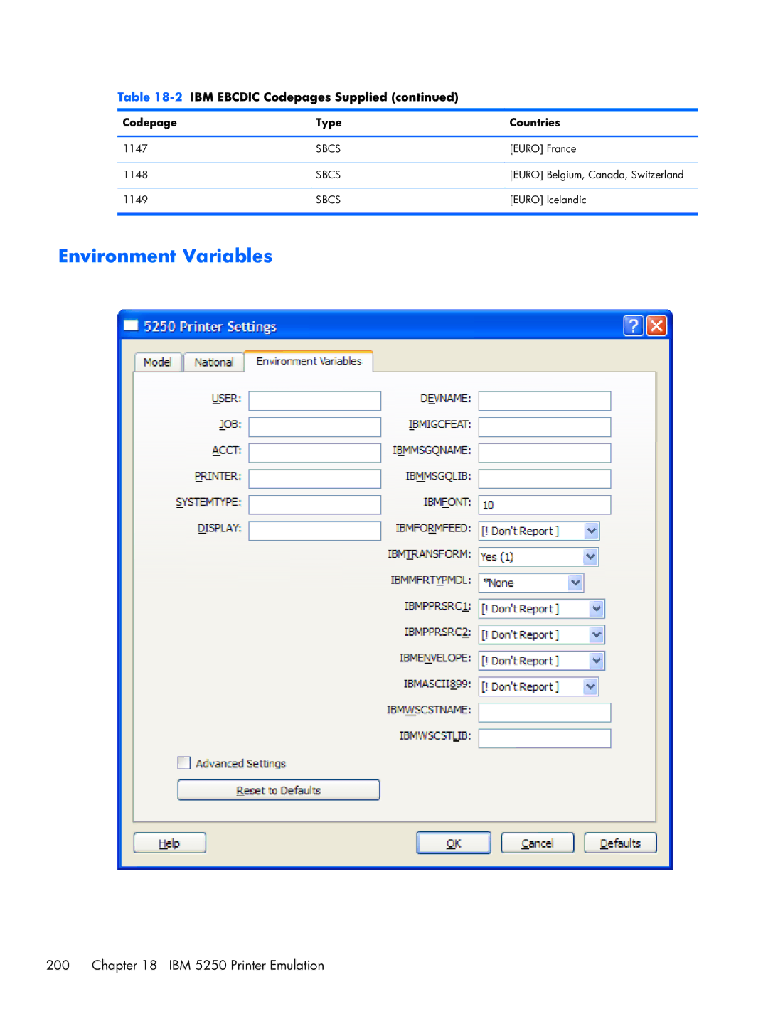 HP TeemTalk Terminal Emulator 8 E-License manual Environment Variables 