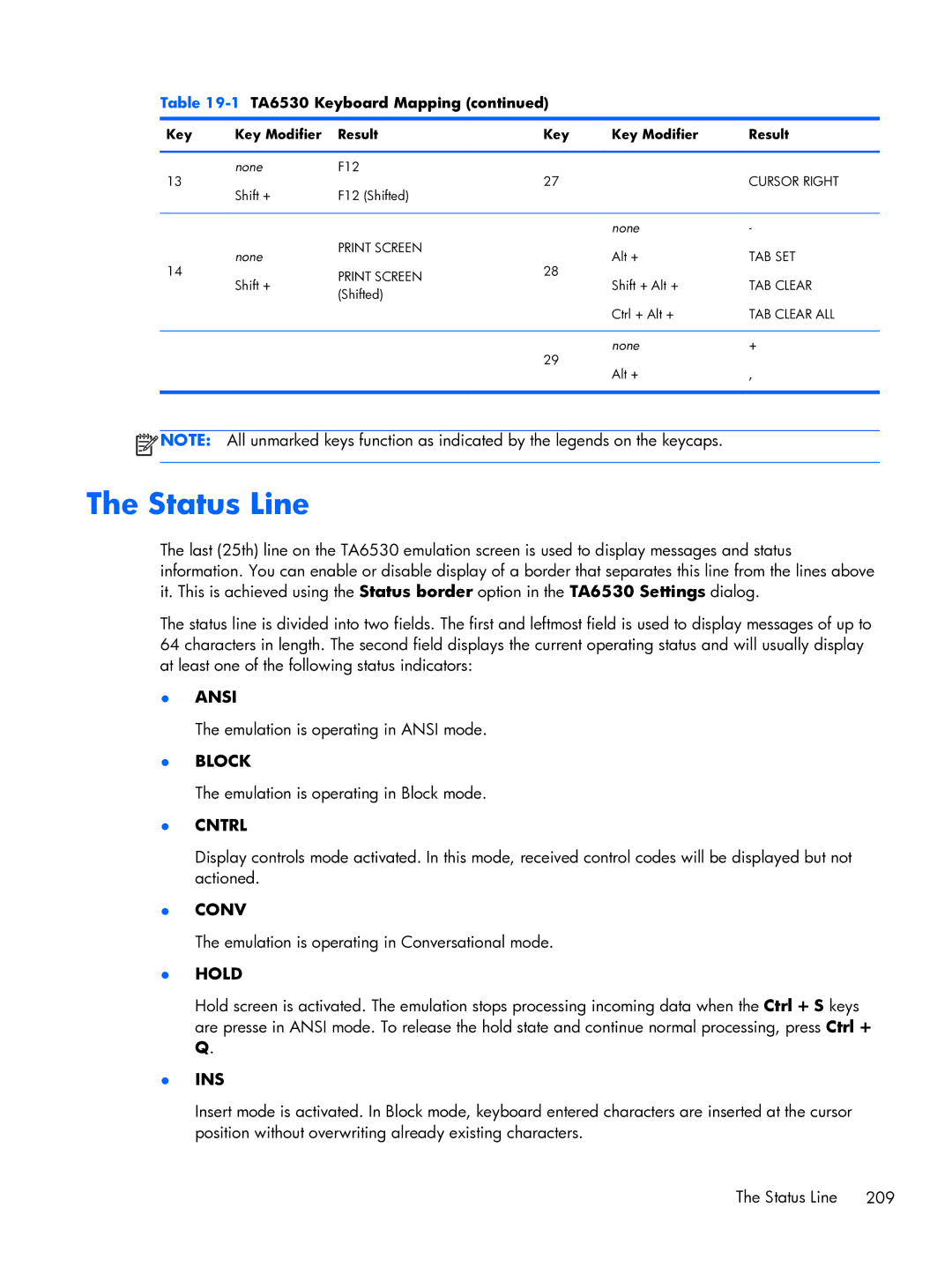 HP TeemTalk Terminal Emulator 8 E-License manual Ansi 