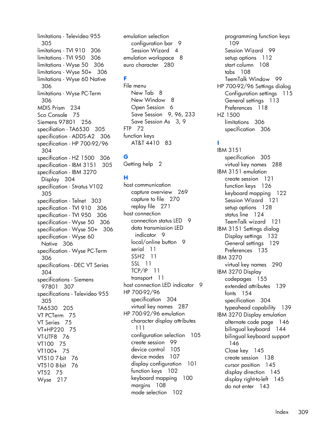 HP TeemTalk Terminal Emulator 8 E-License manual SSH2 