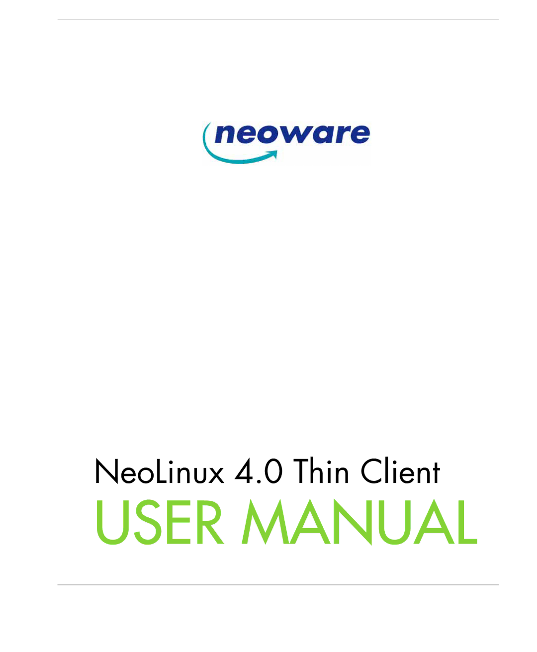 HP TeemTalk Terminal Emulator 9 E-License manual NeoLinux 4.0 Thin Client 