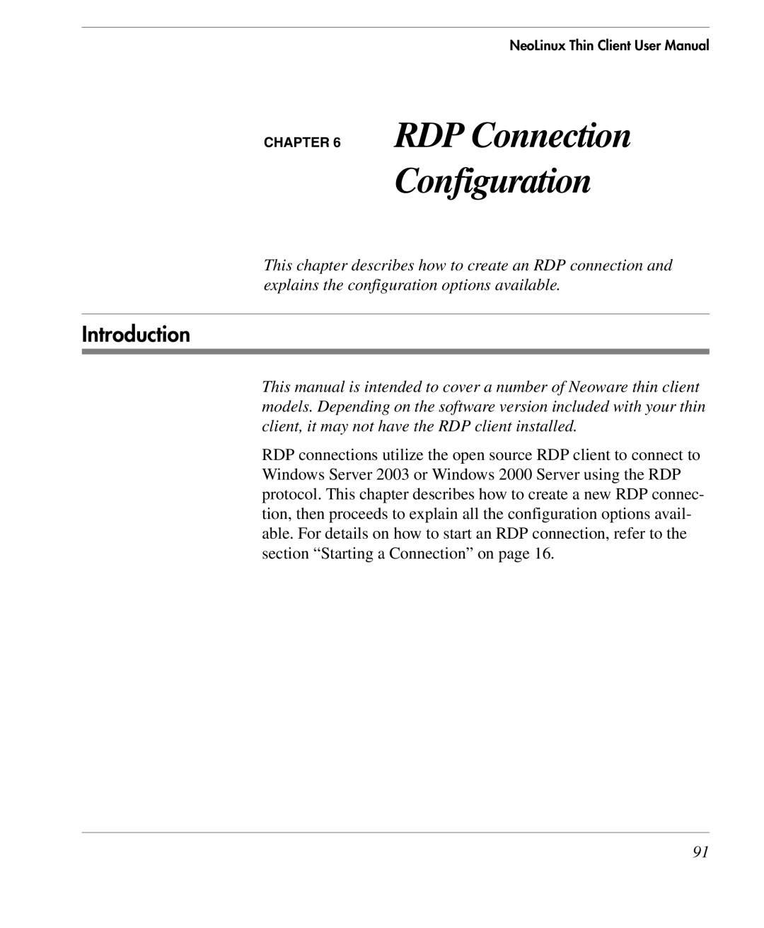 HP TeemTalk Terminal Emulator 9 E-License manual RDP Connection Configuration, Introduction 