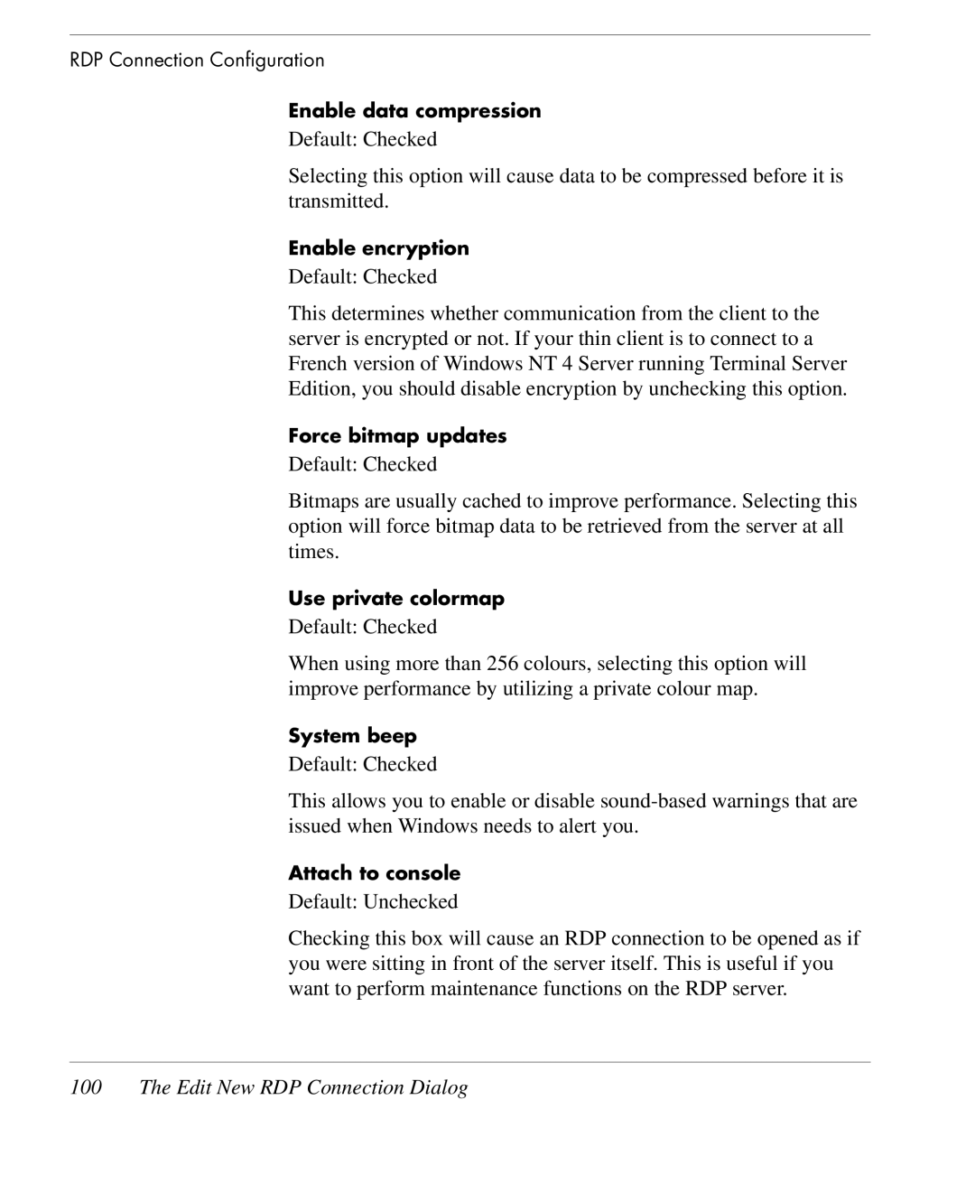 HP TeemTalk Terminal Emulator 9 E-License manual Enable data compression 