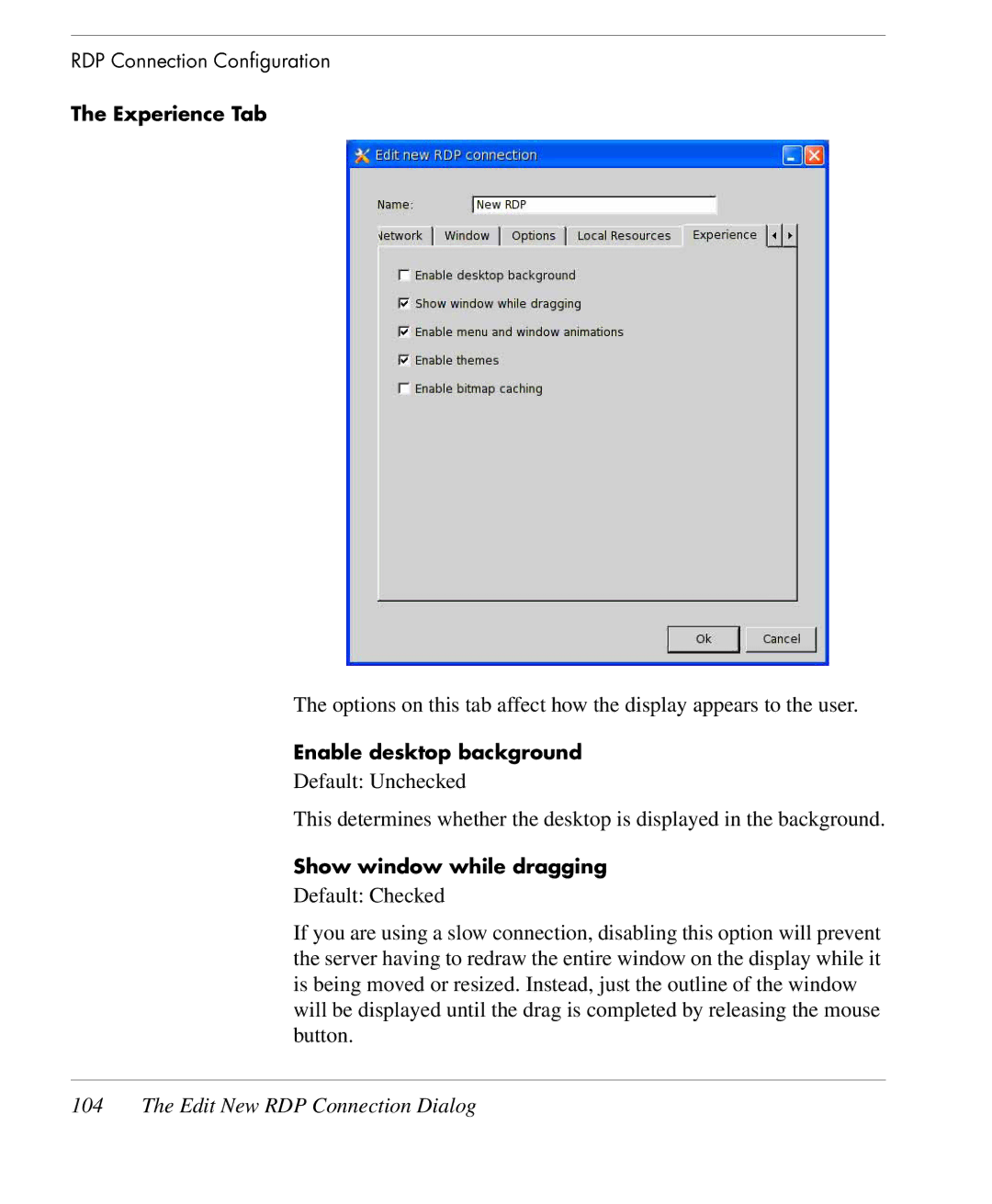 HP TeemTalk Terminal Emulator 9 E-License manual Experience Tab 