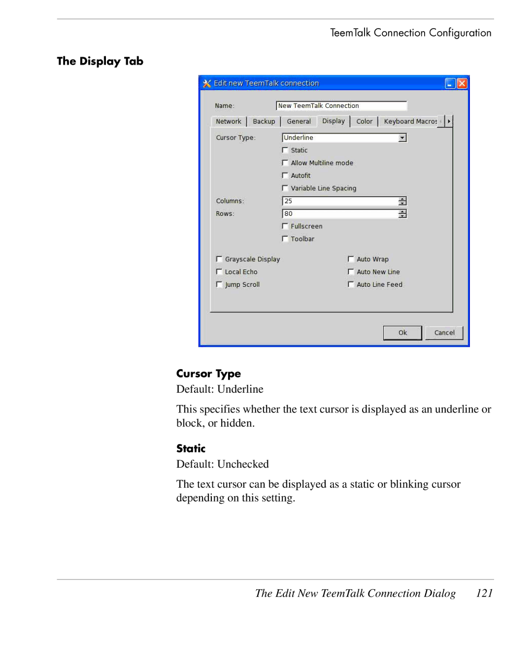 HP TeemTalk Terminal Emulator 9 E-License manual 121 