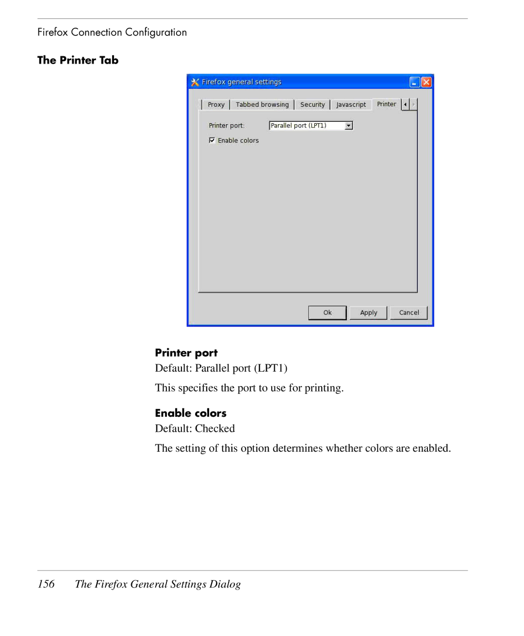 HP TeemTalk Terminal Emulator 9 E-License manual Printer Tab Printer port 