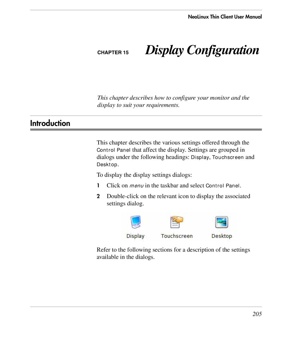 HP TeemTalk Terminal Emulator 9 E-License manual Display Configuration, 205 