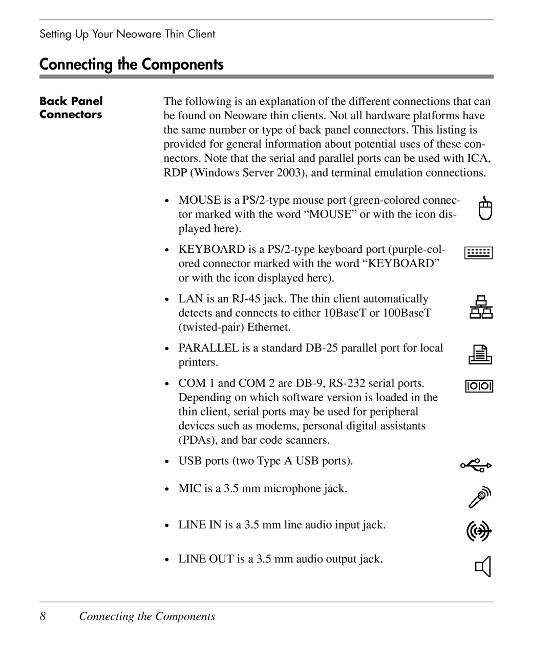 HP TeemTalk Terminal Emulator 9 E-License manual Connecting the Components 