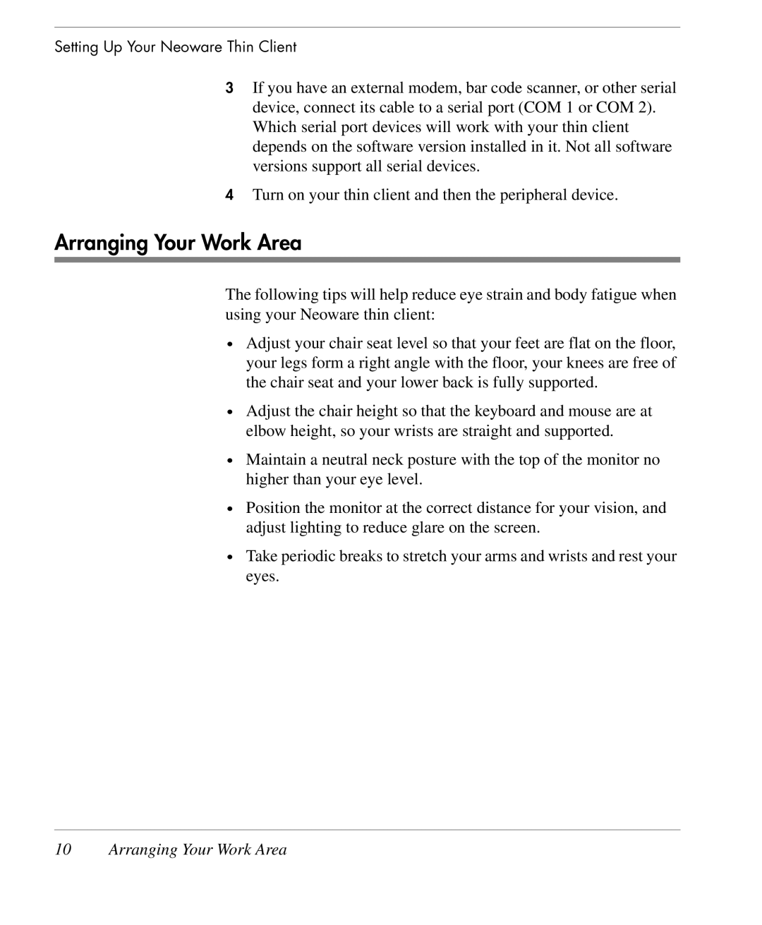 HP TeemTalk Terminal Emulator 9 E-License manual Arranging Your Work Area 