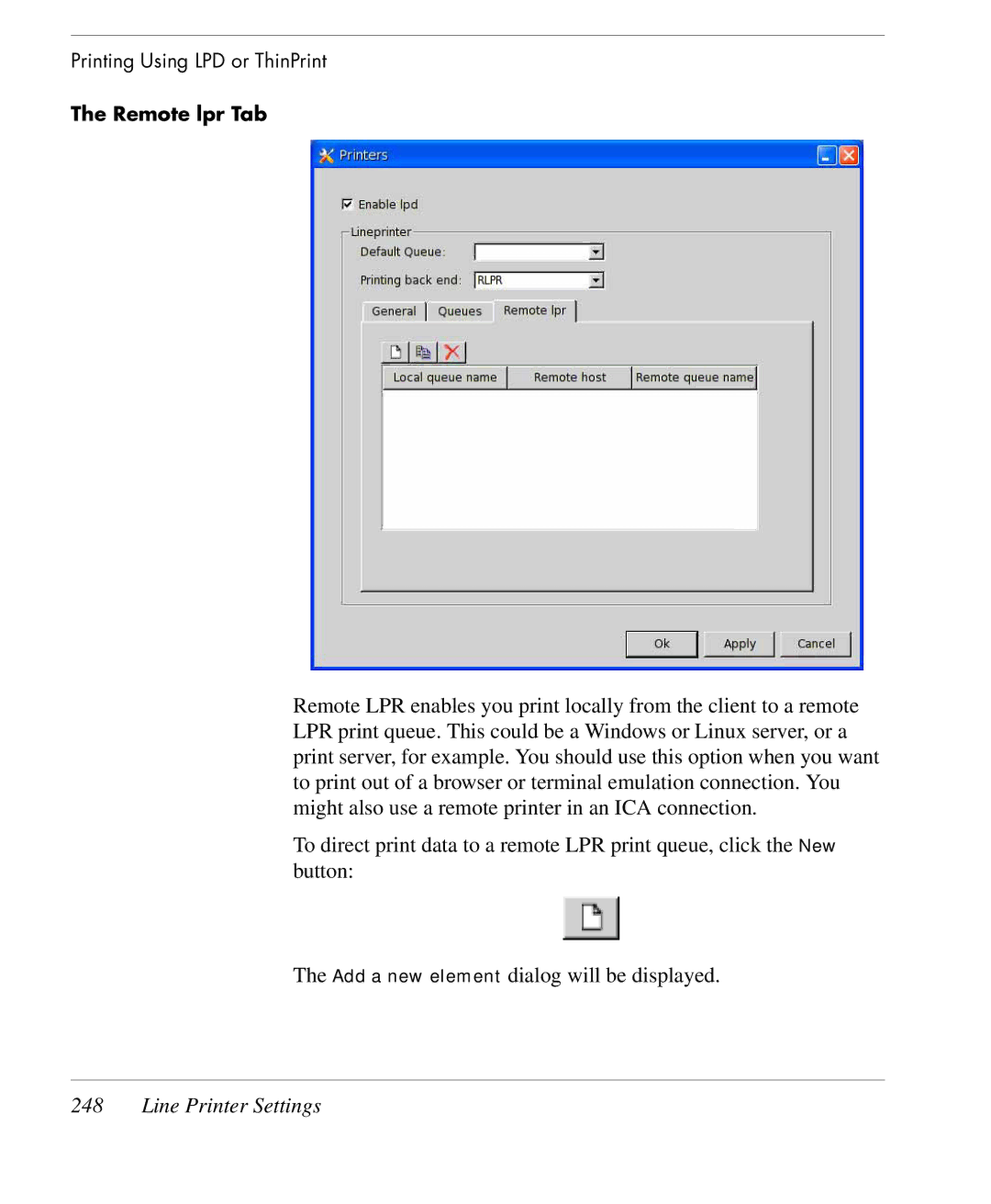 HP TeemTalk Terminal Emulator 9 E-License manual Remote lpr Tab 