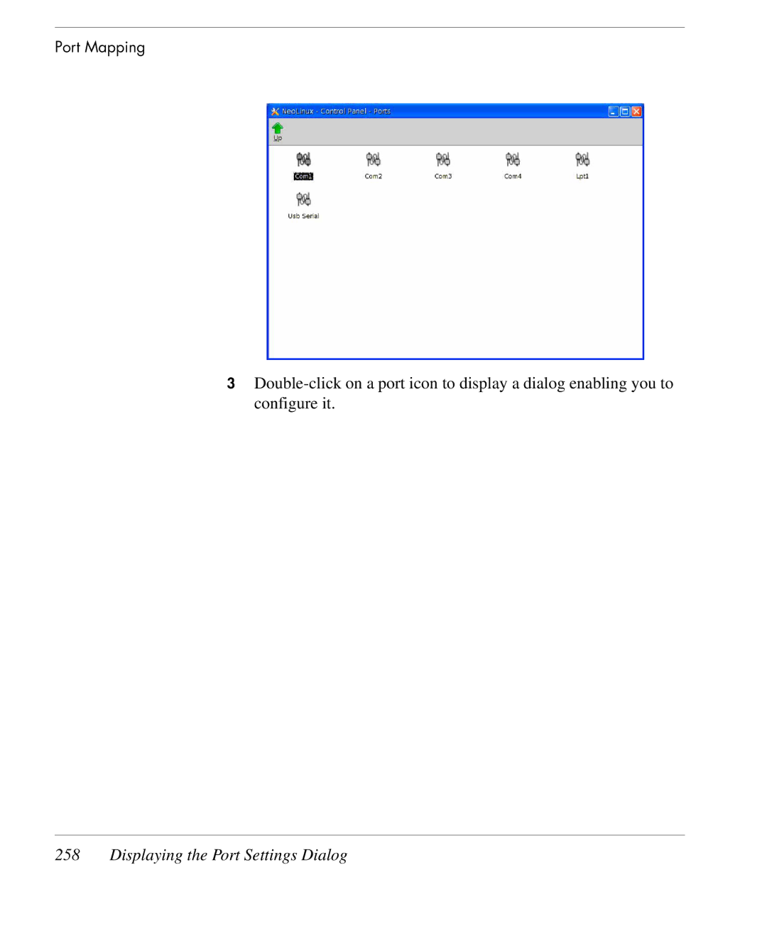 HP TeemTalk Terminal Emulator 9 E-License manual Displaying the Port Settings Dialog 