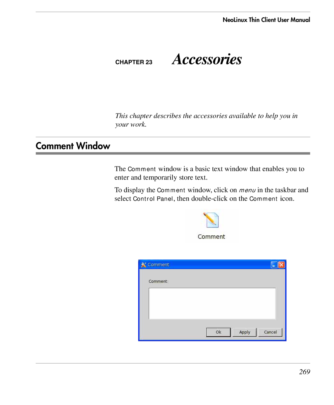 HP TeemTalk Terminal Emulator 9 E-License manual Comment Window, 269 