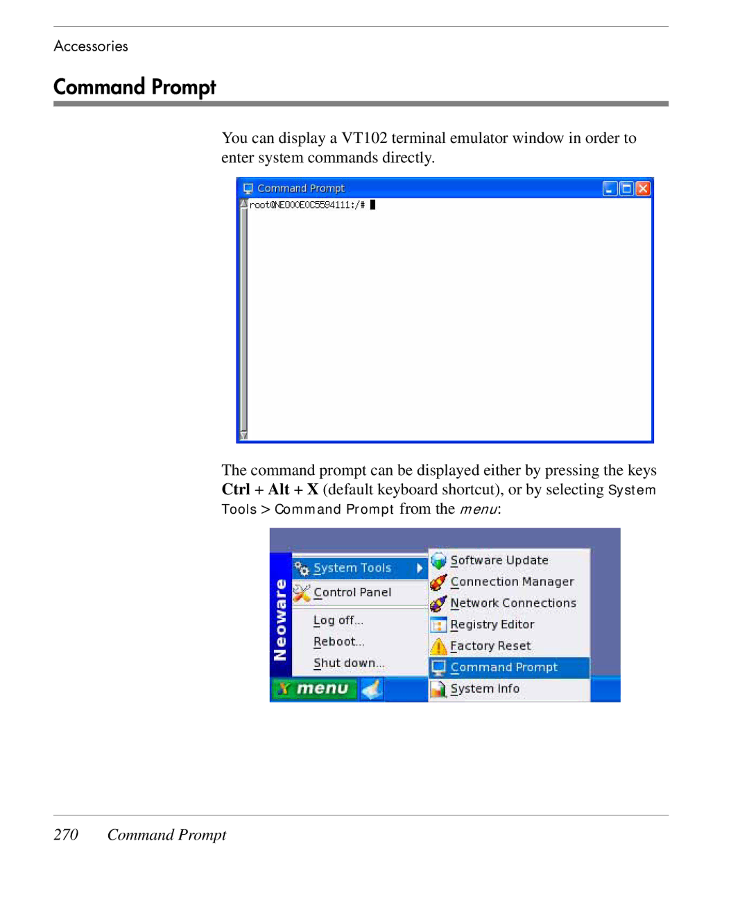 HP TeemTalk Terminal Emulator 9 E-License manual Command Prompt 