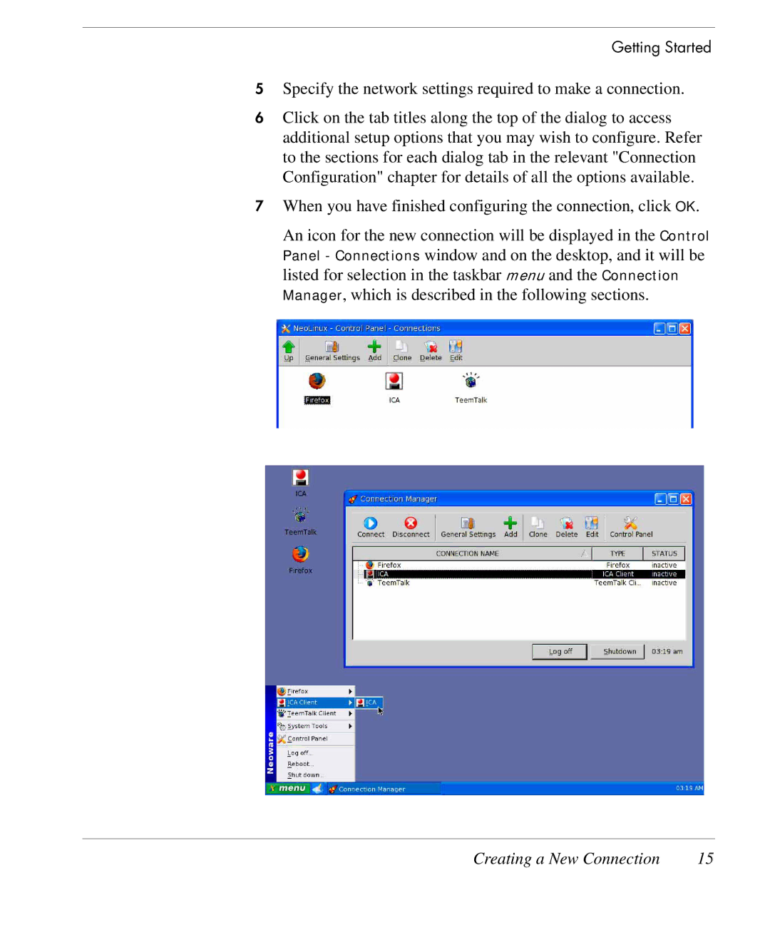 HP TeemTalk Terminal Emulator 9 E-License manual Creating a New Connection 