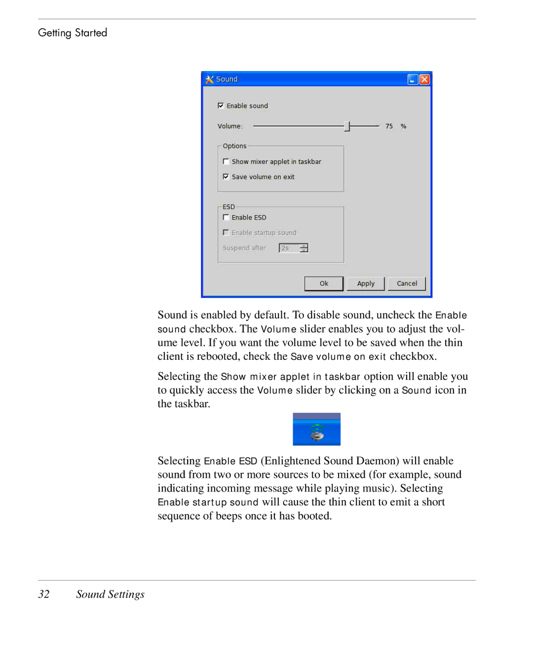 HP TeemTalk Terminal Emulator 9 E-License manual Sound Settings 