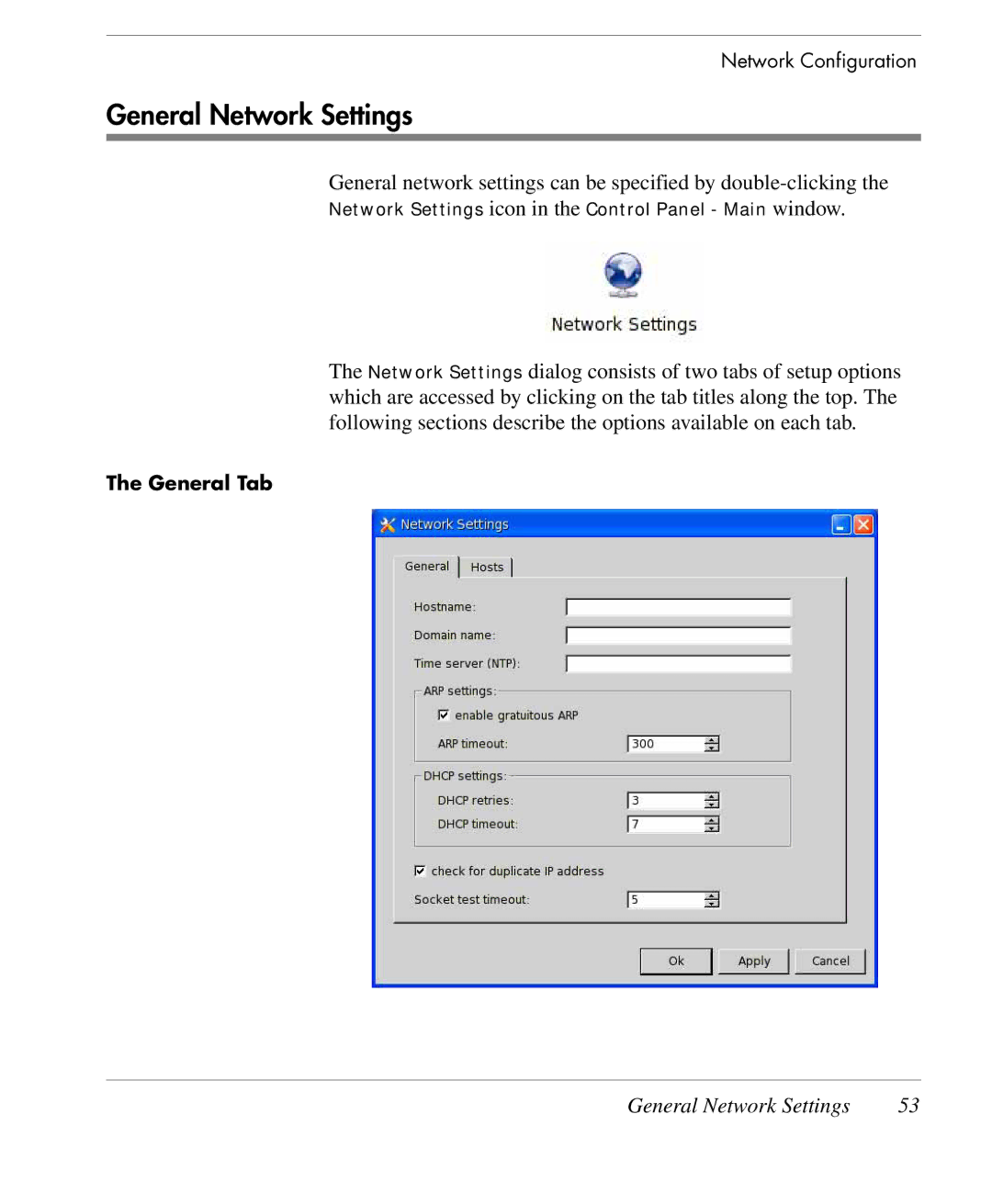 HP TeemTalk Terminal Emulator 9 E-License manual General Network Settings 