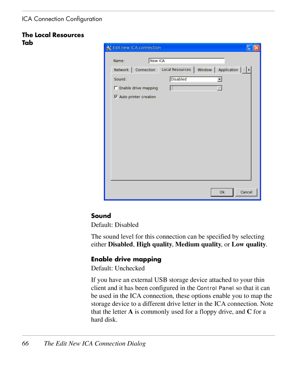 HP TeemTalk Terminal Emulator 9 E-License manual Default Disabled 