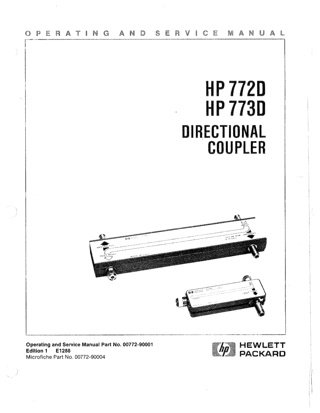 HP Telephone Accessories 773d and 773d manual 