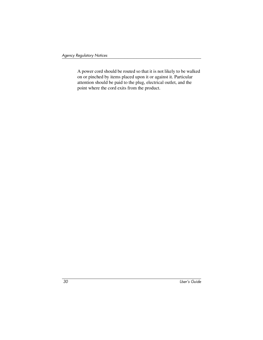 HP TFT 1825 manual Agency Regulatory Notices 