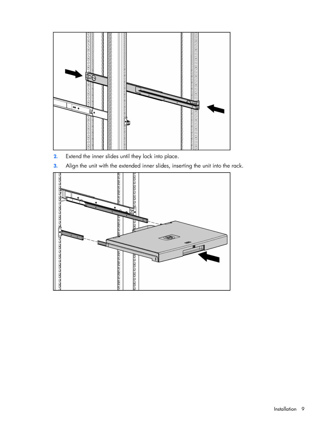 HP TFT7600 manual Installation 