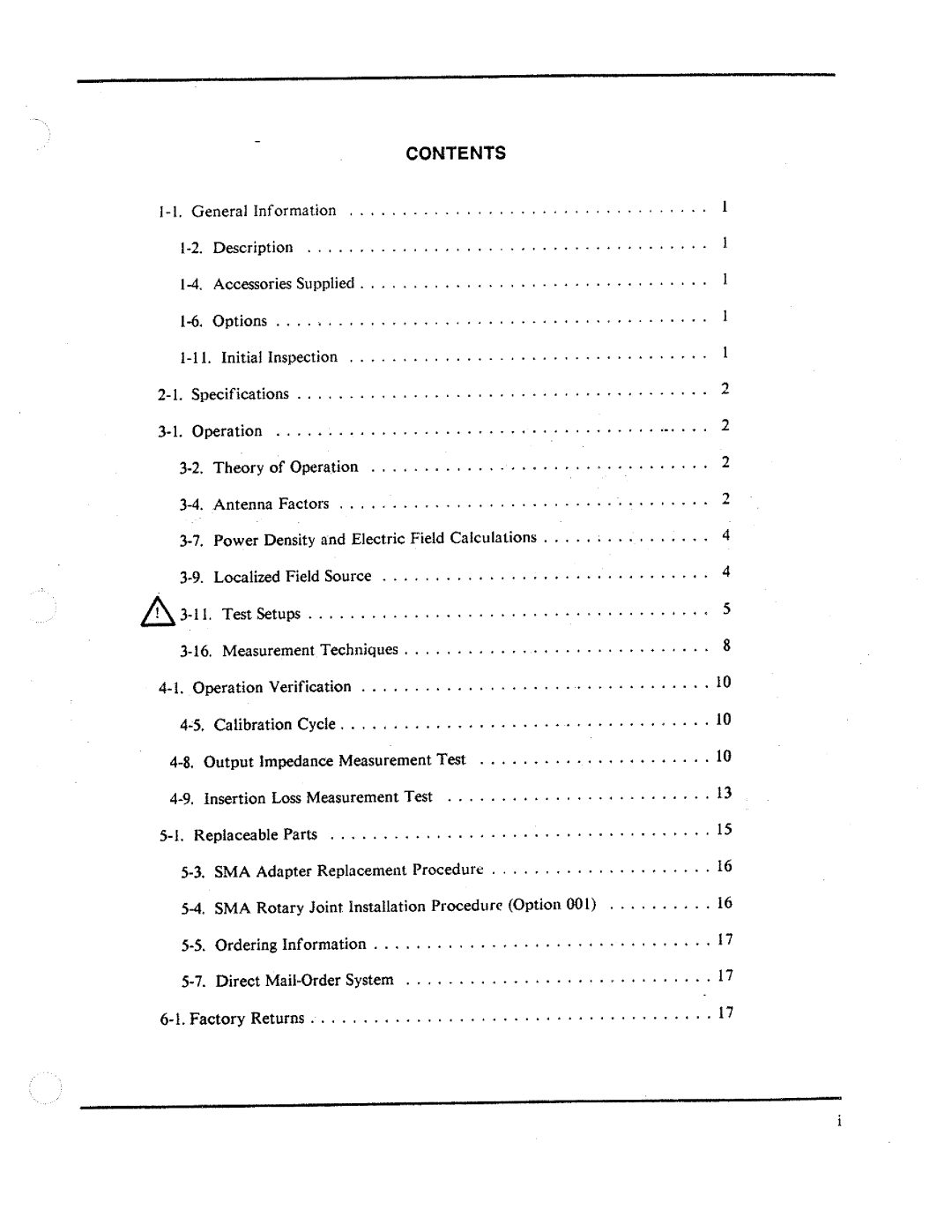 HP Thermometer 11941A manual 