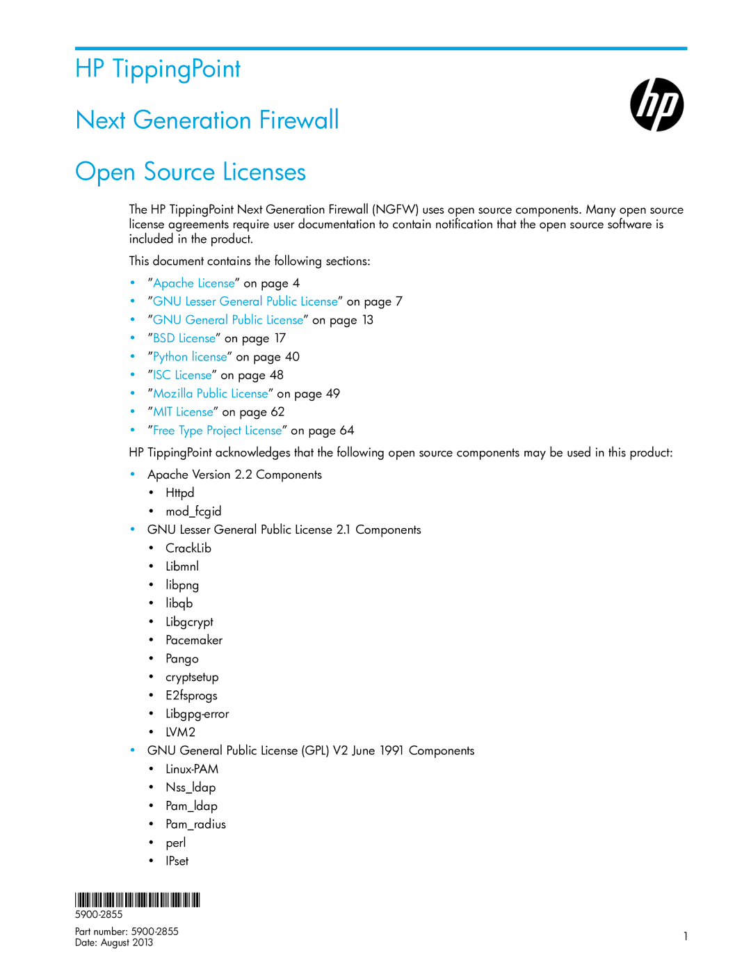 HP TippingPoint Next Generation Firewall manual 1234-5678 