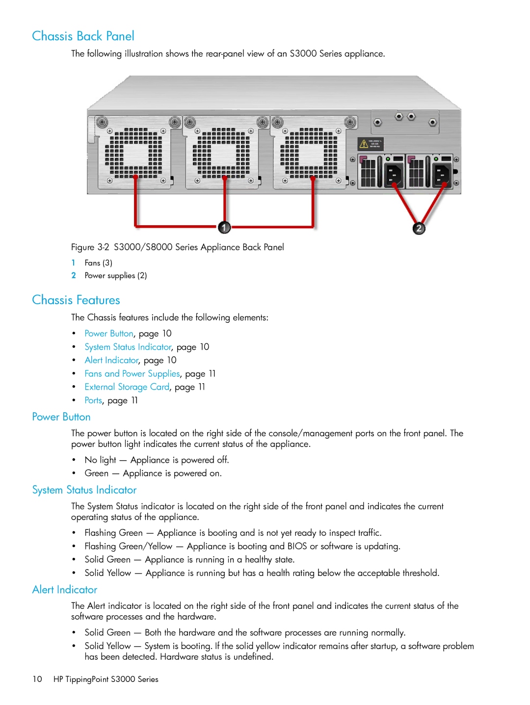 HP TippingPoint Next Generation Firewall manual Power Button 