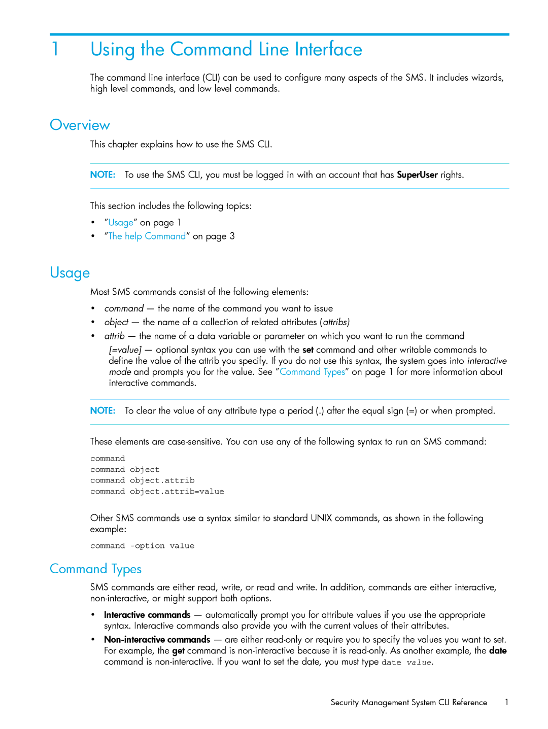 HP TippingPoint Next Generation Firewall manual Using the Command Line Interface 