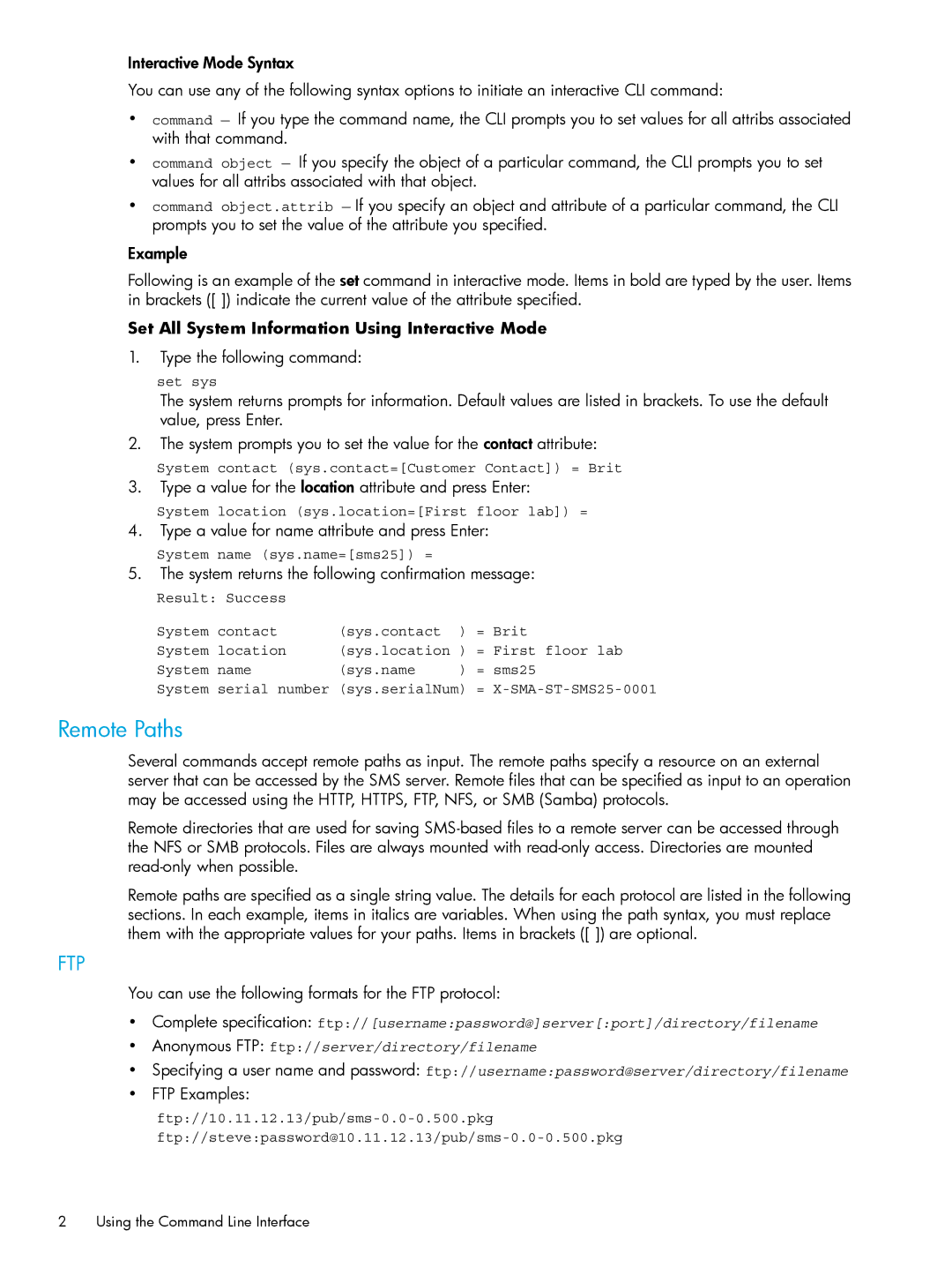 HP TippingPoint Next Generation Firewall manual Remote Paths 