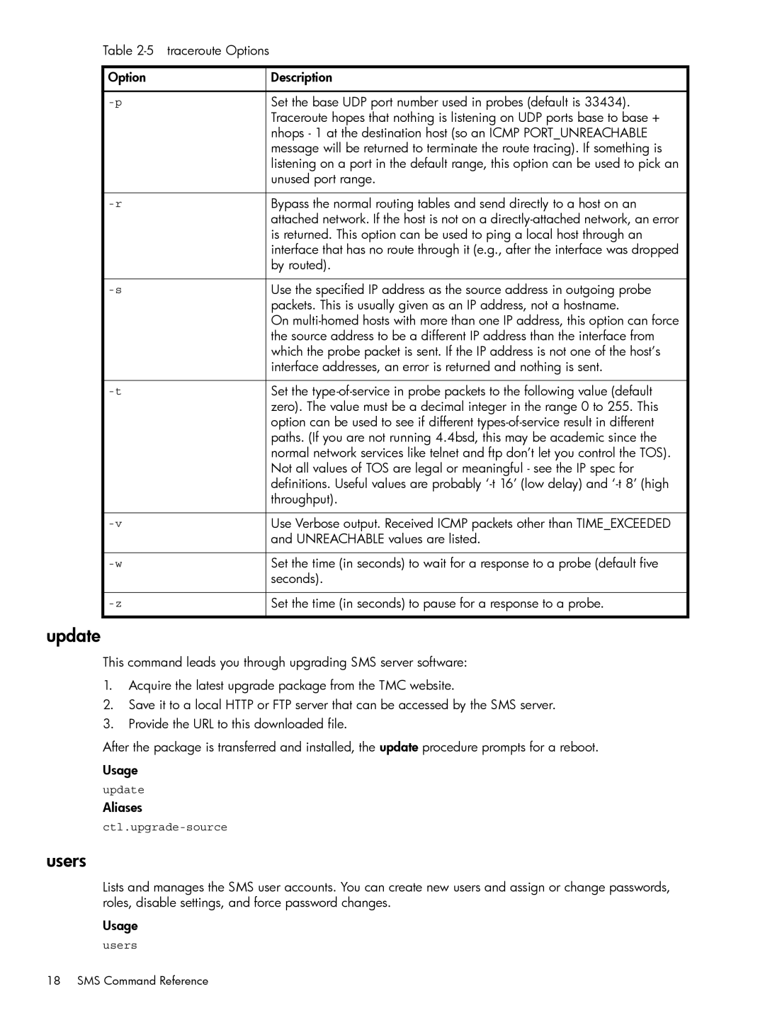 HP TippingPoint Next Generation Firewall manual Update, Users 