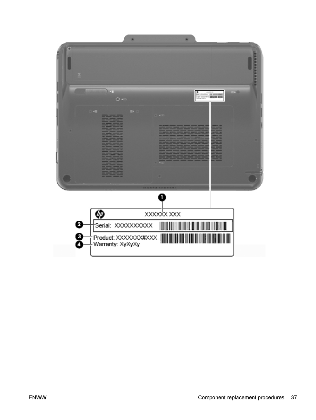 HP tm2-1072nr, tm2-1073nr, tm2-1070us, tm2-1079cl, tm2-1020tx, tm2-1016tx, tm2-1014tx manual Component replacement procedures 