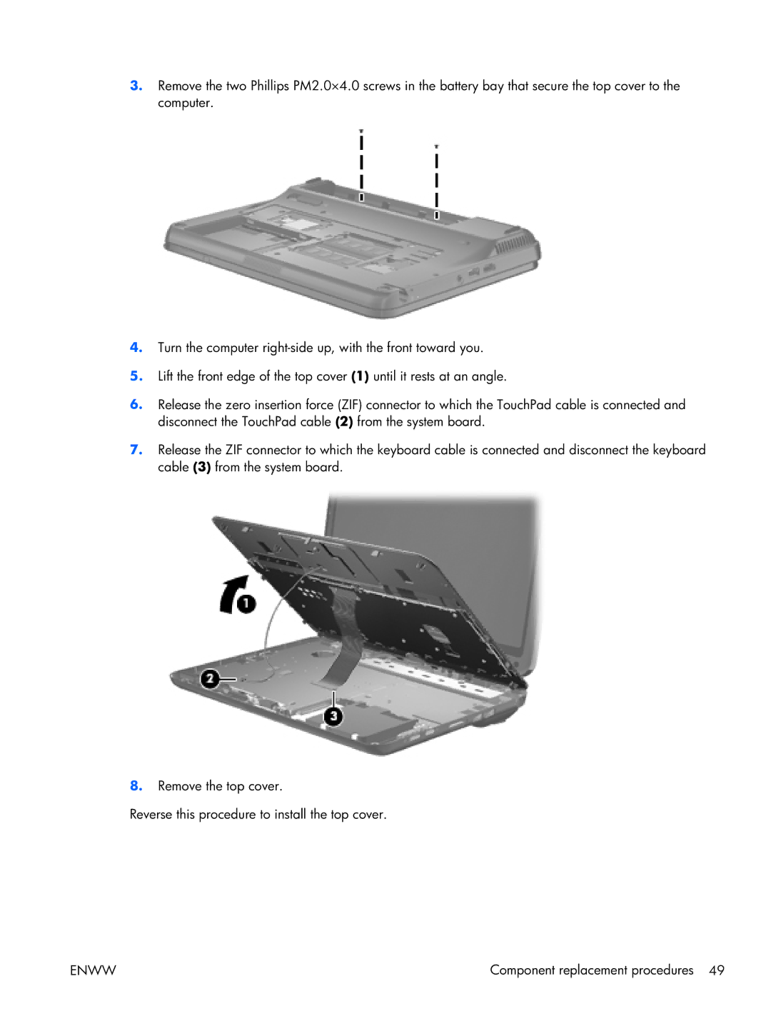 HP TM2 manual Enww 