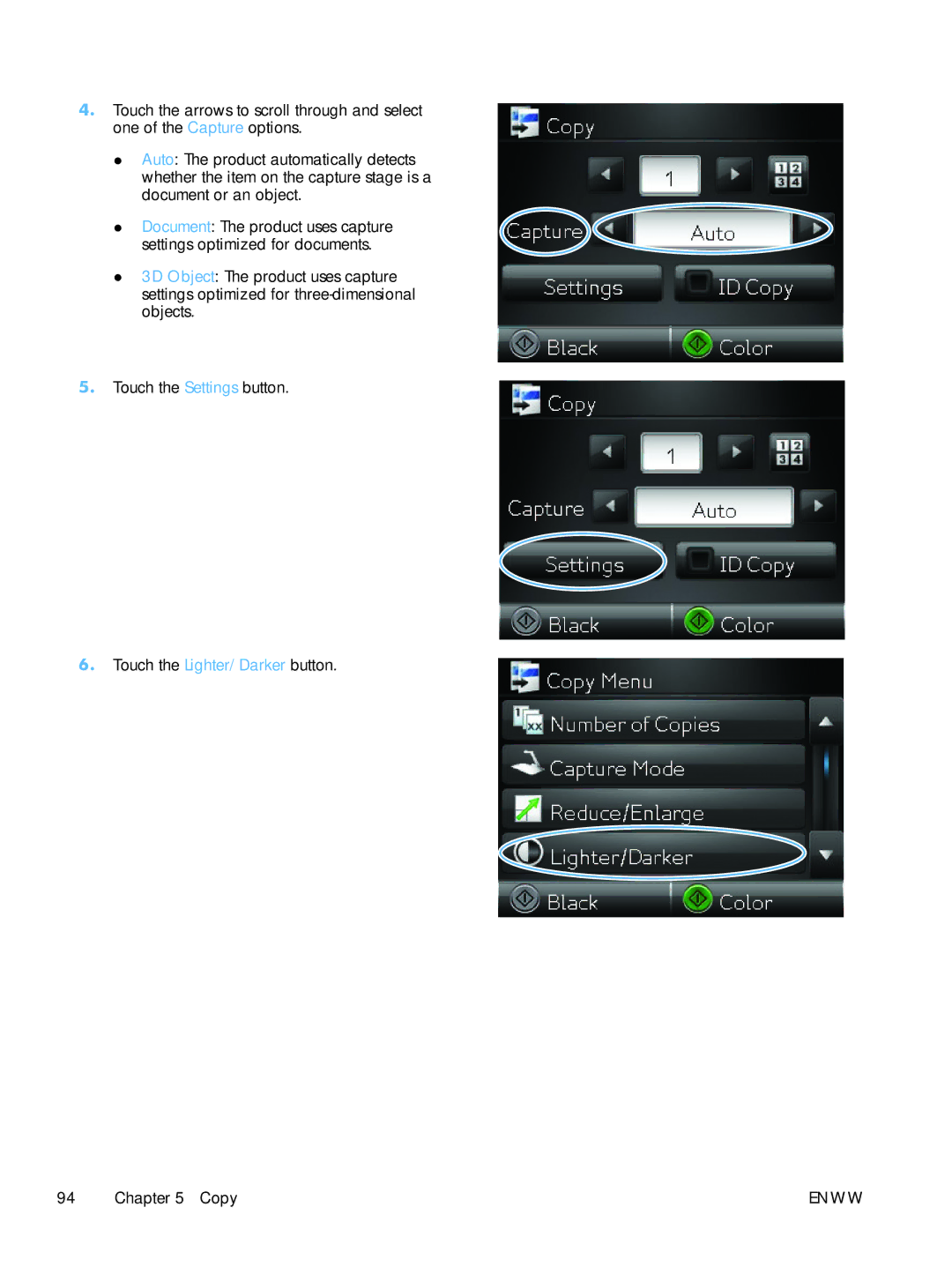 HP TopShot CF040ARBGJ manual Enww 