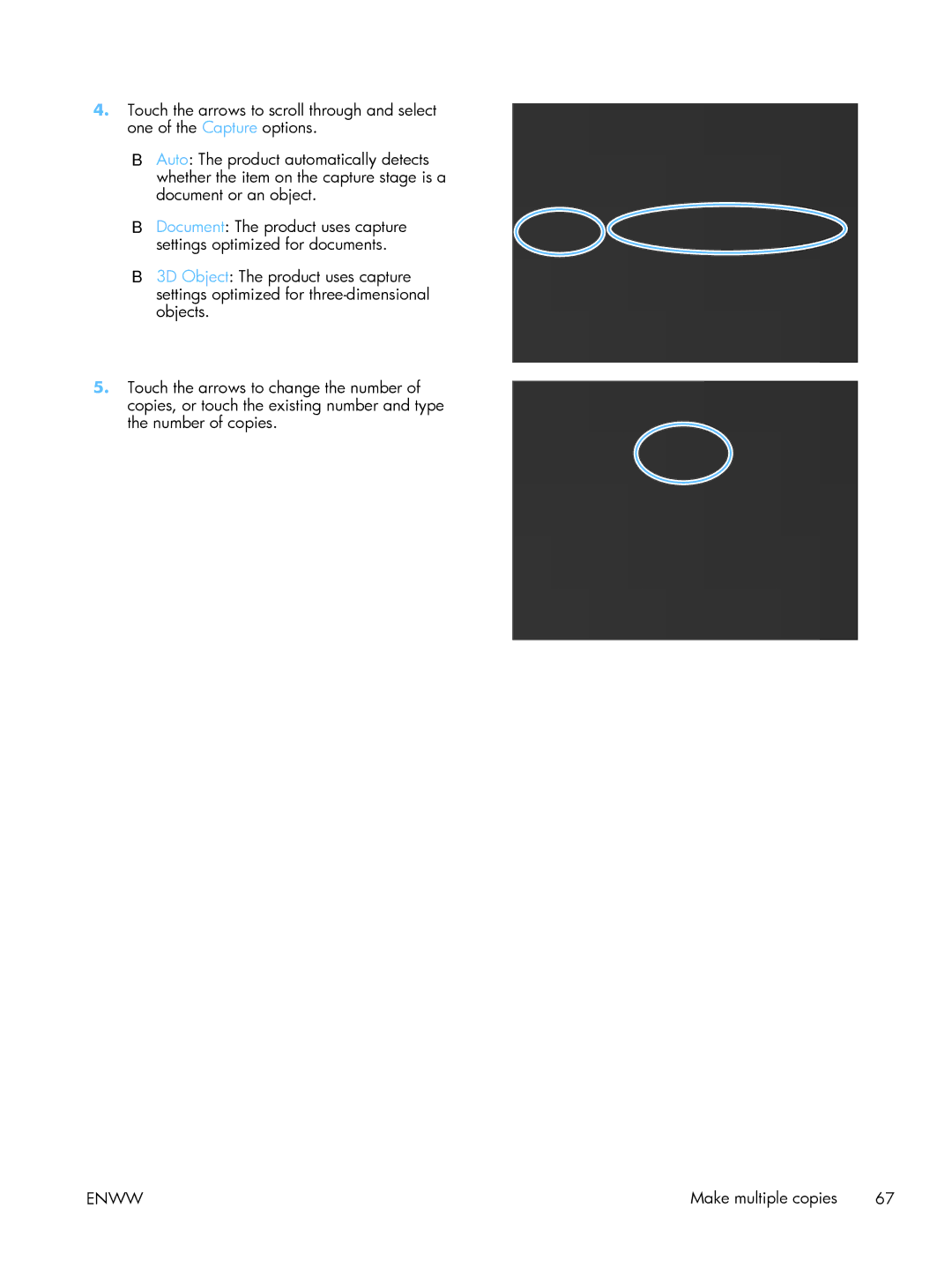 HP TopShot CF040ARBGJ manual Make multiple copies 