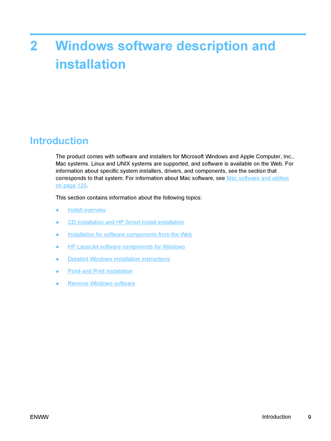 HP TopShot M275 MFP manual Windows software description and installation, Introduction 