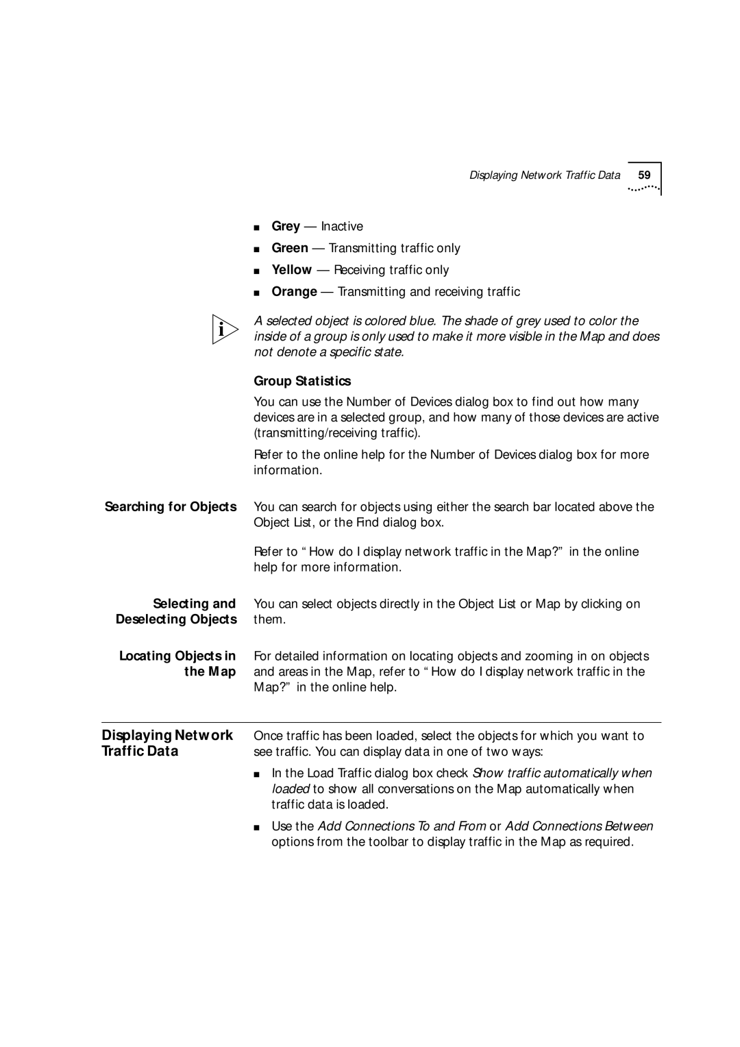 HP Transcend Traffix Manager manual Displaying Network, Group Statistics, Selecting, Them 